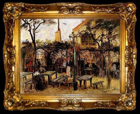 framed  Vincent Van Gogh Terrace of a Cafe on Montmartre, ta009-2
